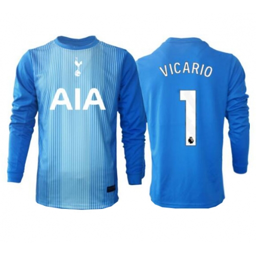 Billige Fotballdrakt Tottenham Hotspur Guglielmo Vicario #1 Keeper Replika Bortedrakt 2025-26 Langermet Billige Fotballdrakt Tottenham Hotspur Guglielmo Vicario #1 Keeper Replika Bortedrakt 2025-26 Langermet